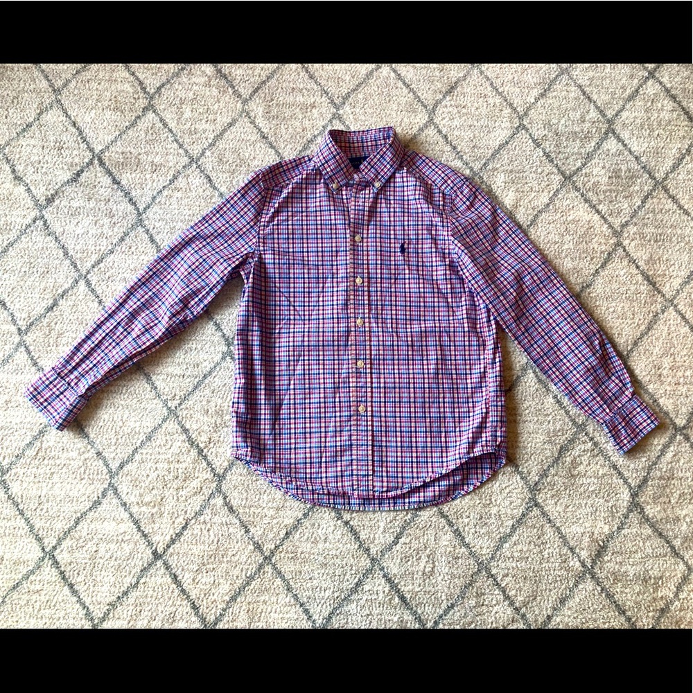 Ralph Lauren Boys Collared Long-Sleeve Shirt